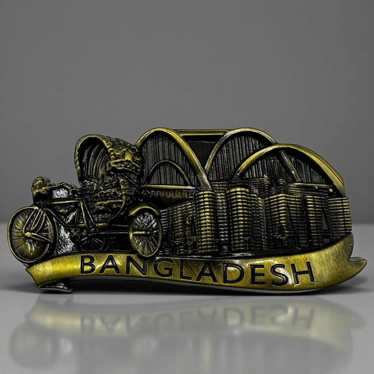 Bangladesh Pride Magnet for Car Fridge Locker 3x2 inch - Image 2