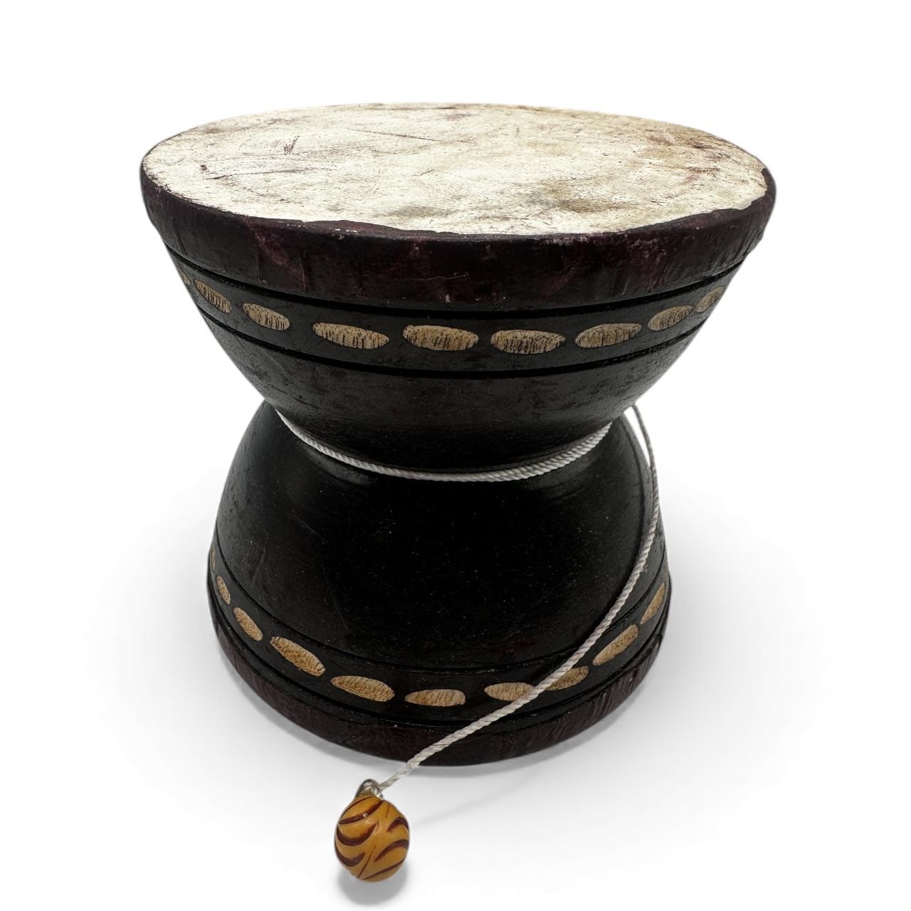 Mini Damaru Drum 4x3.5 inch - Image 3