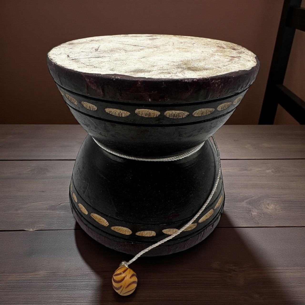 Mini Damaru Drum 4x3.5 inch