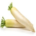 Minowase-Type Daikon Radish Seeds heirloom long white Japanese radish with crisp roots for cool season planting in USA home gardens